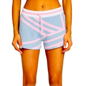 SER.O.YA Blue and Pink Athletic Shorts Lightweight Casual Fit